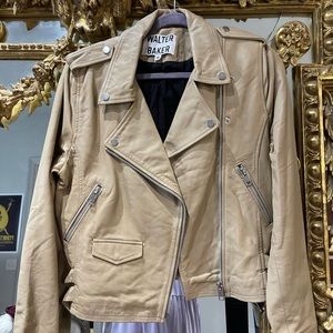 Walter Baker Leather Moto Jacket